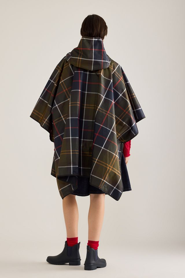Barbour Tartan Showerproof Poncho #1