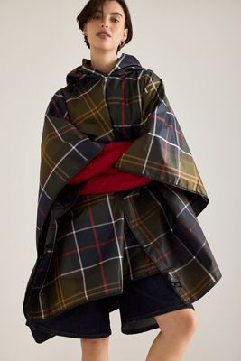 Barbour Tartan Showerproof Poncho