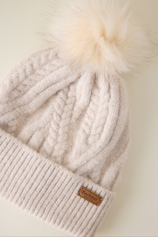 Barbour Elsdon Cable-Knit Beanie #1