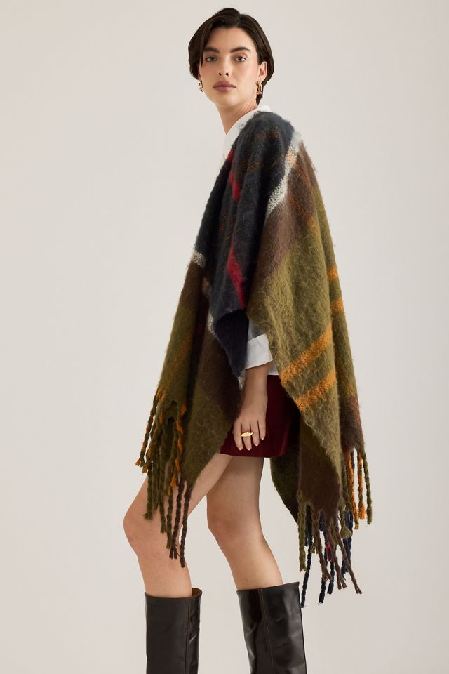 Poncho Serape Boucle Isla Barbour #5