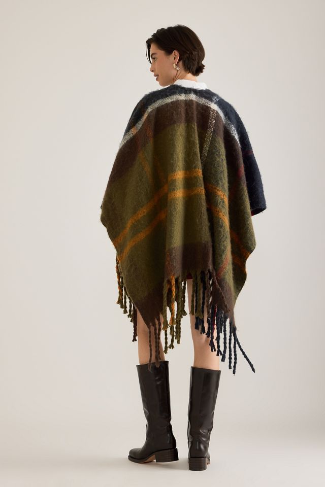 Poncho Serape Boucle Isla Barbour #1