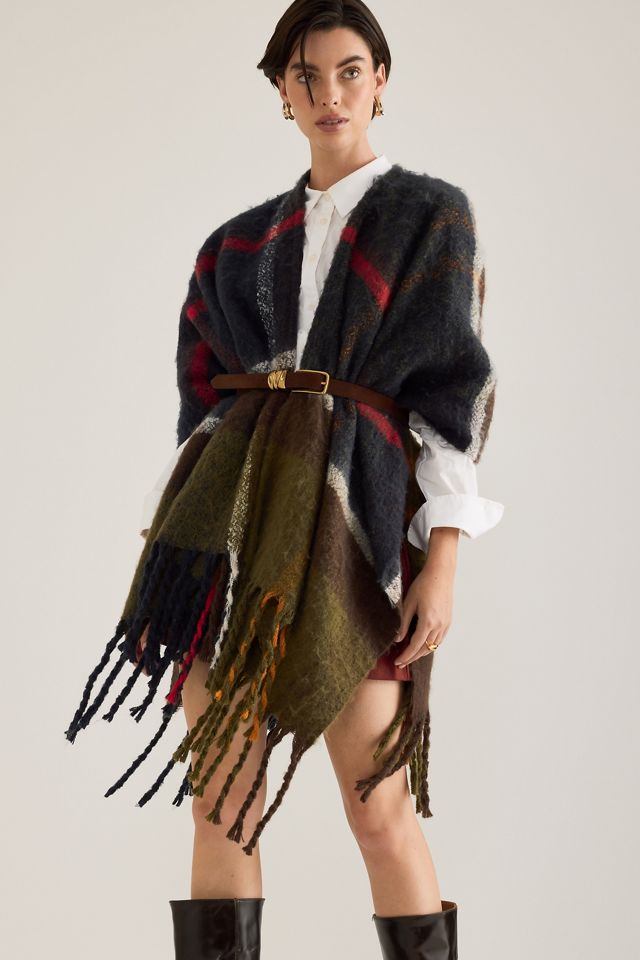 Poncho Serape Boucle Isla Barbour #2
