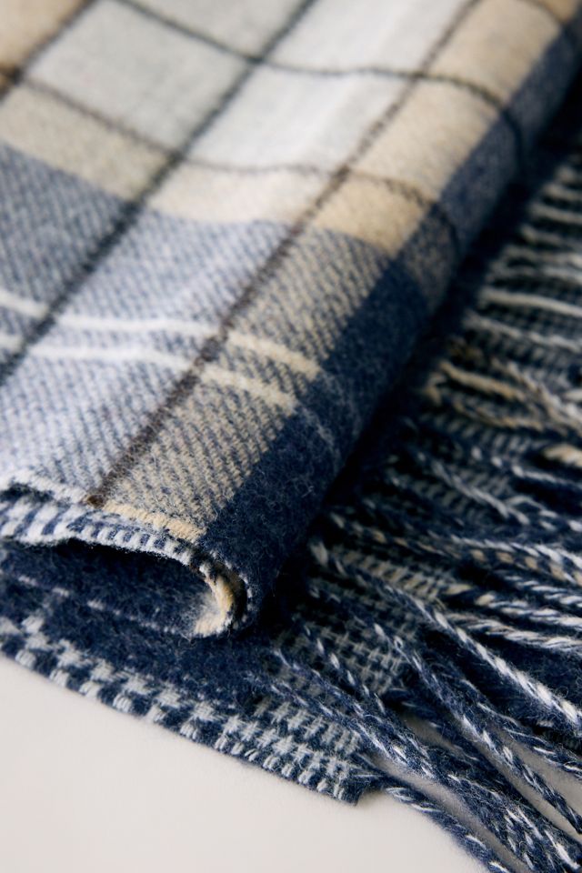 Barbour Taryn 100% Wool Reversible Tartan Scarf #1