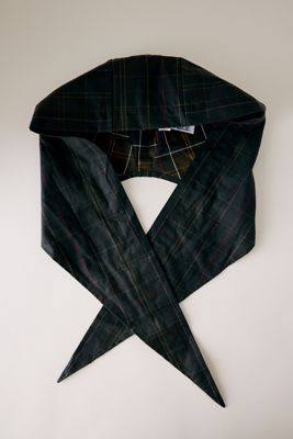 Barbour Arlene 100% Waxed Cotton Headscarf
