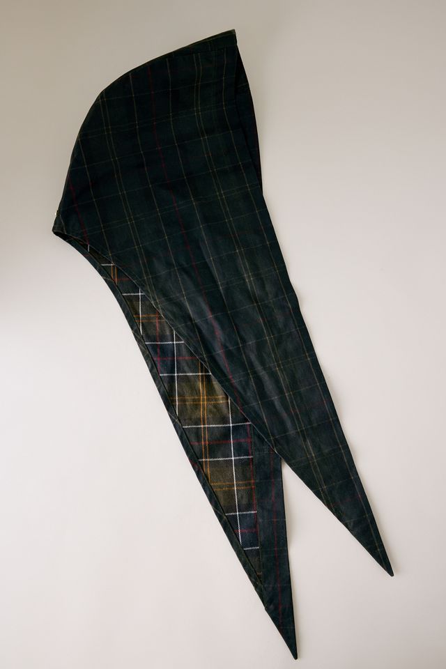 Barbour Arlene 100% Waxed Cotton Headscarf #1