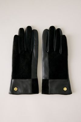 Barbour Dunswell Patchwork Leather Gloves