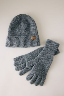 Barbour Pendle Beanie & Gloves Gift Set