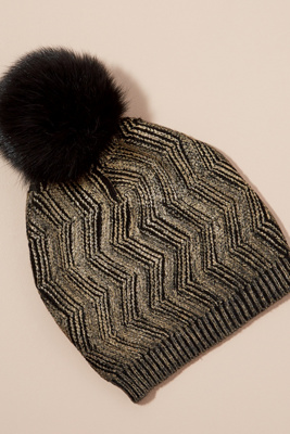 Anthropologie ZigZag beanie in Taupe Anthropologie | Accessories | Anthropologie Zigzag Beanie In  main image 3