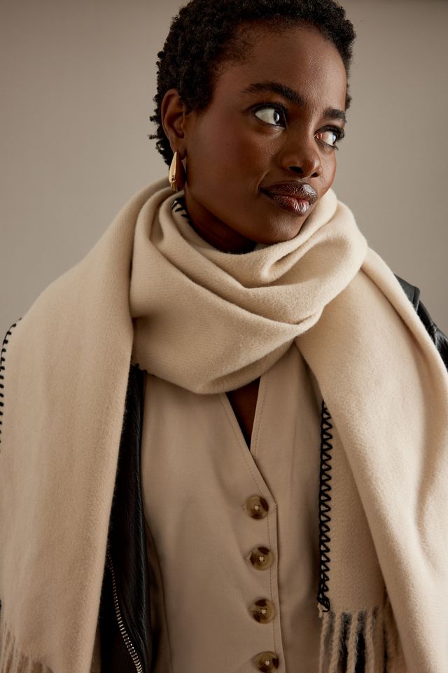 By Anthropologie Blanket Stitch Scarf #1