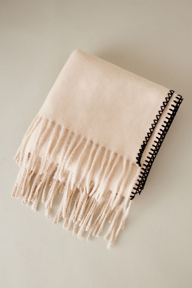 By Anthropologie Blanket Stitch Scarf #2