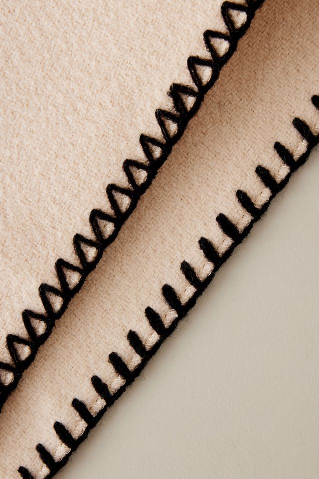 By Anthropologie Blanket Stitch Scarf #3