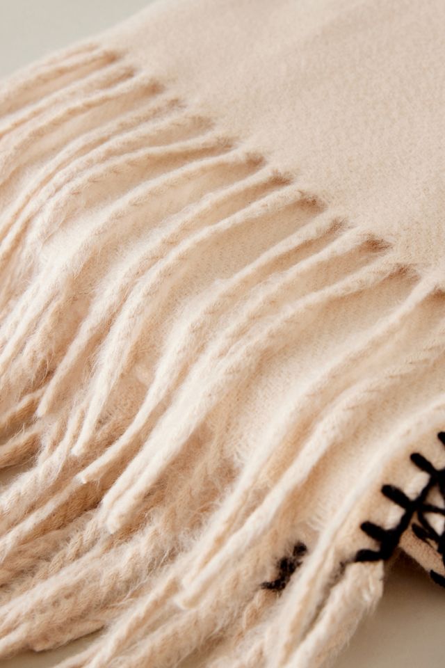 By Anthropologie Blanket Stitch Scarf #4