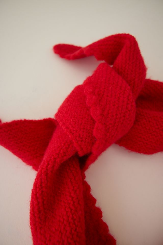 Small Scallop Triangle Scarf #3