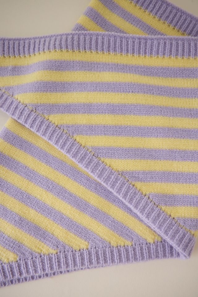 Small Stripe Triangle Scarf #1