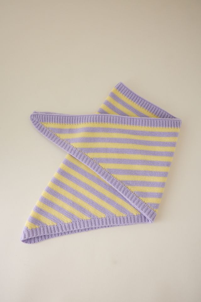 Small Stripe Triangle Scarf #2