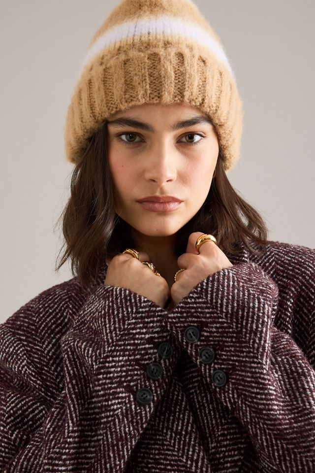 Brushed Stripe Beanie #1