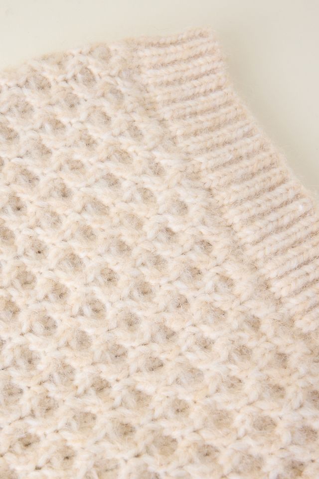 Texture Stitch Knitted Bonnet #1