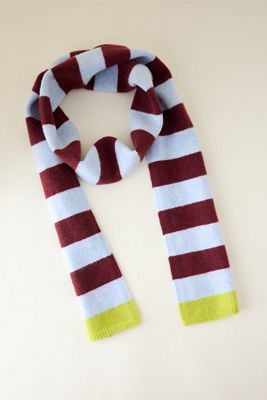 Sciarpa a righe sottili