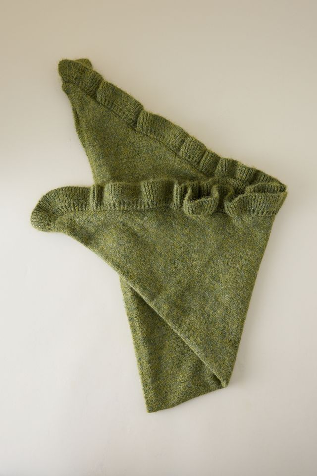 Petit Foulard Triangle à Bord Volant #2