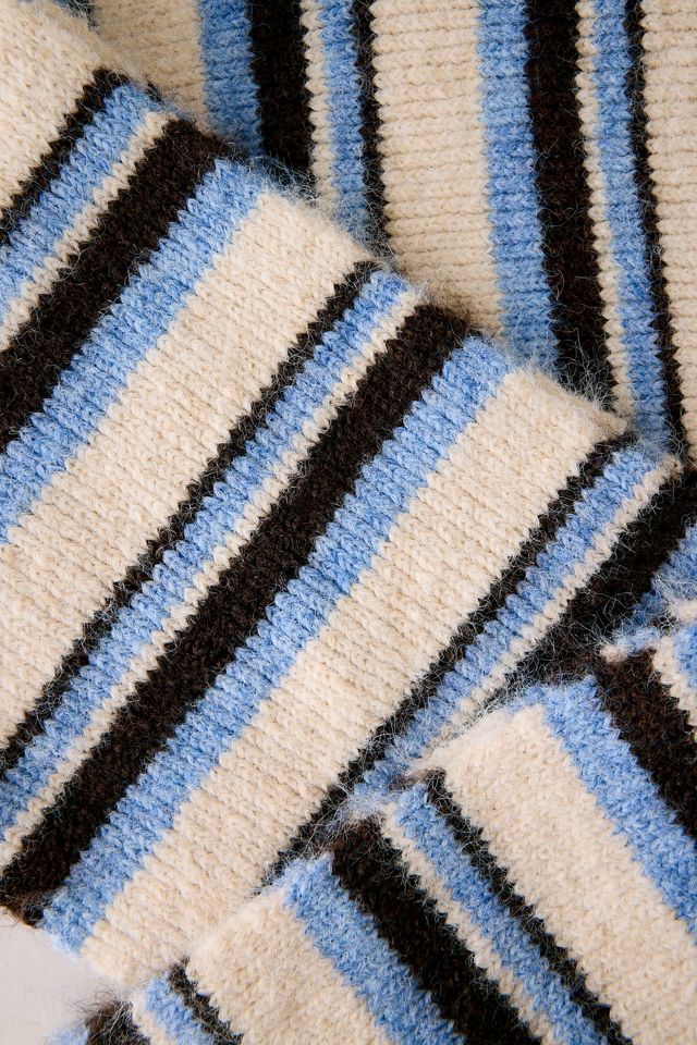 Striped Hooded Scarf #2