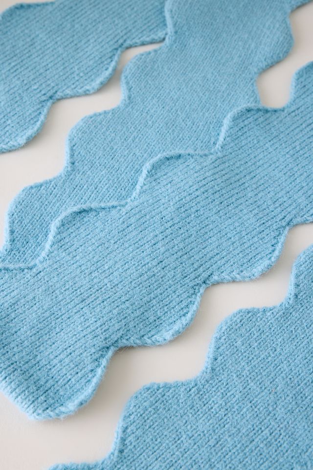 Scallop Skinny Scarf #2