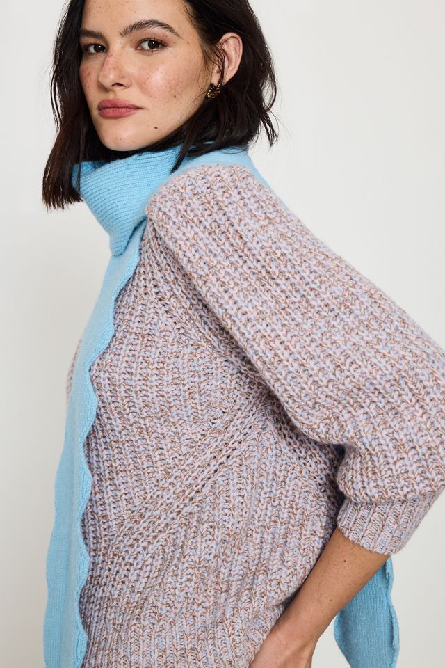 Scallop Skinny Scarf #5