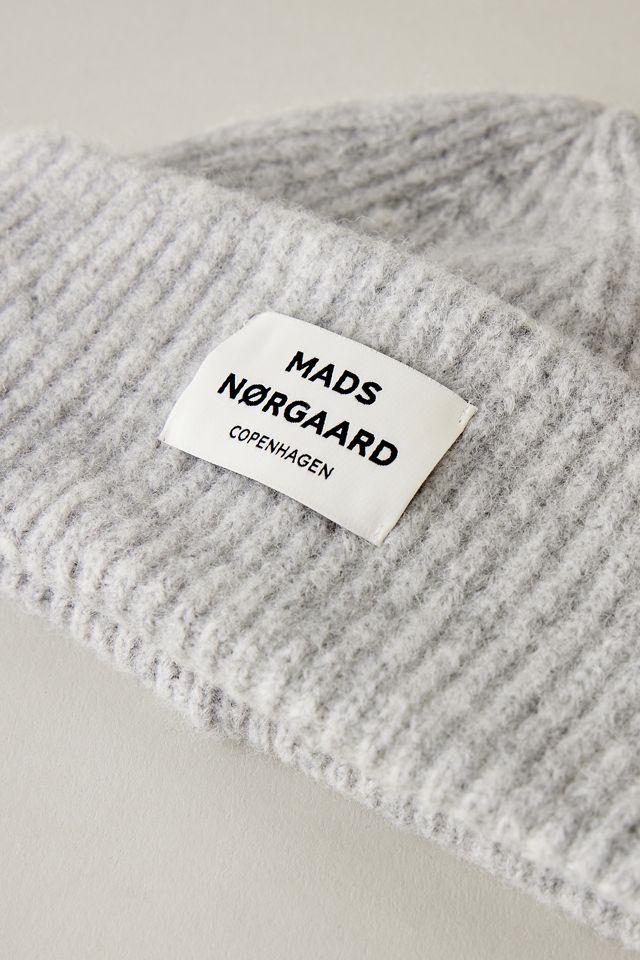 Mads Norgaard Ribbed Logo Beanie Hat #1