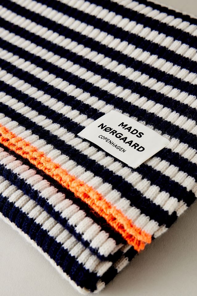Mads Norgaard Sciarpa a Costine Stripe in Misto Lana #2
