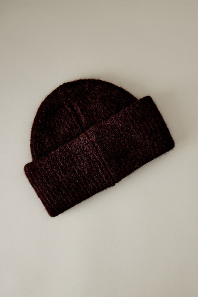 Bonnet côtelé en laine mélangée à logo Mads Norgaard #3