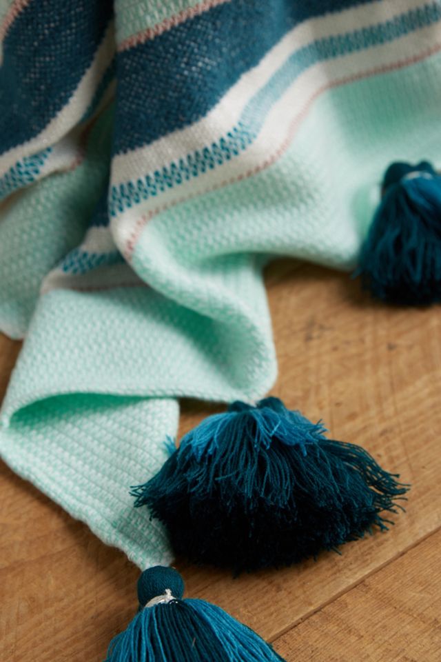 Lori Tasseled Throw Blanket #1