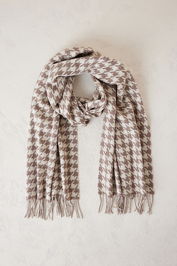 Selected Femme Houndstooth Scarf