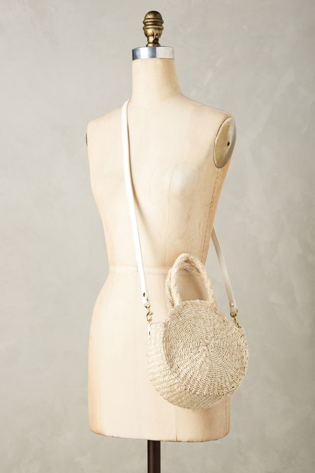 Clare V Petite Alice Straw Bag - Ivory In Natural