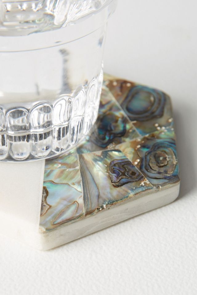 Paua Shell Coaster #1