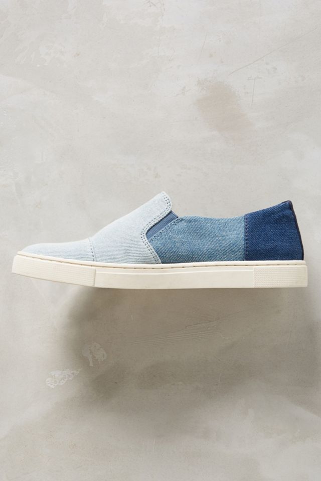 Frye Denim Patchwork Sneakers #2
