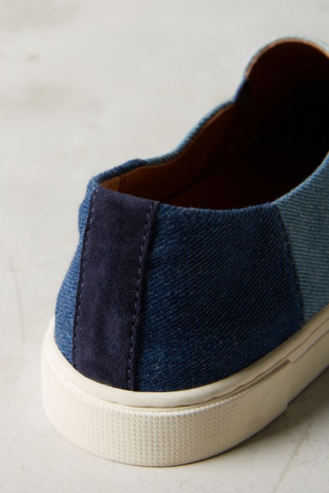Frye Denim Patchwork Sneakers #4