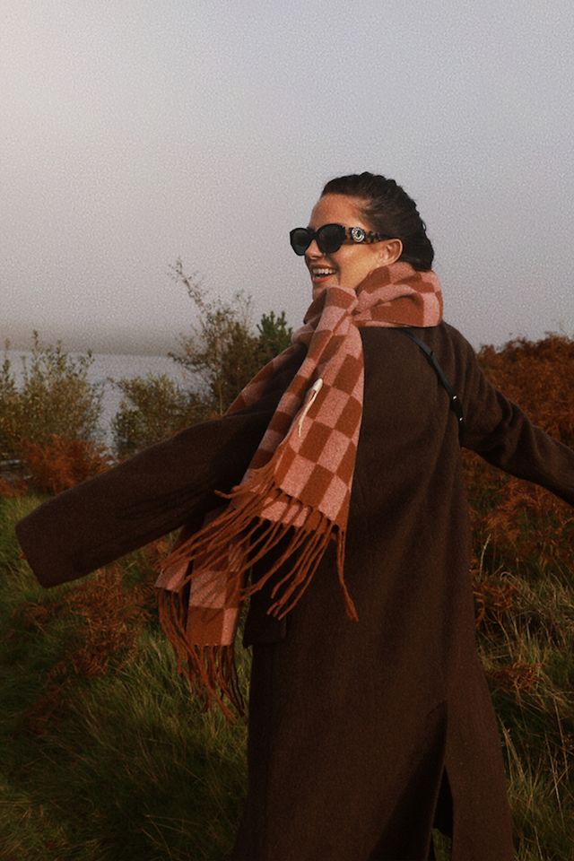 The Tartan Blanket Co. チェック柄ストール新品未使用 The Tartan Blanket Co. x Amy Bell The Napoleon Check Wool Scarf