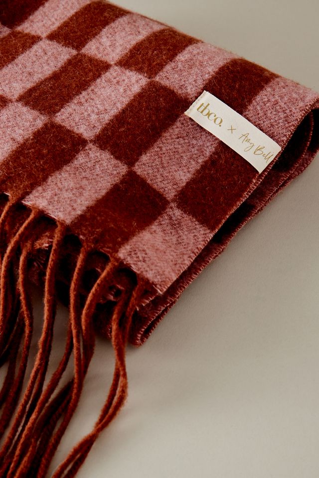 The Tartan Blanket Co. チェック柄ストール新品未使用 The Tartan Blanket Co. x Amy Bell The Napoleon Check Wool Scarf
