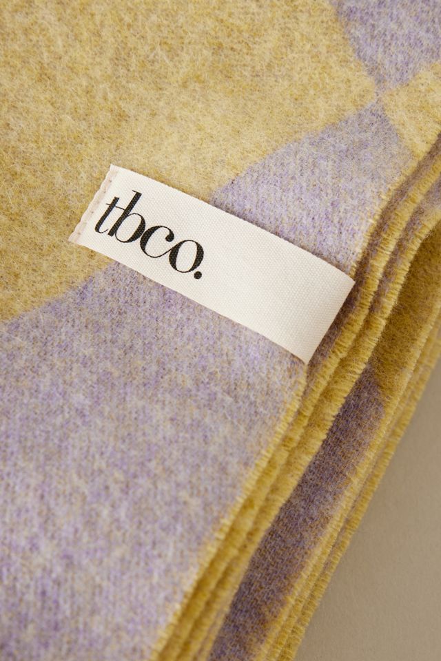 Écharpe jacquard surdimensionnée en laine d'agneau TBCo #2