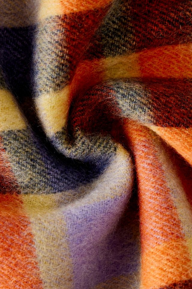 Sciarpa Unisex In Pura Lana Di Agnello - Tartan Irish County Roscommon - Foto 1