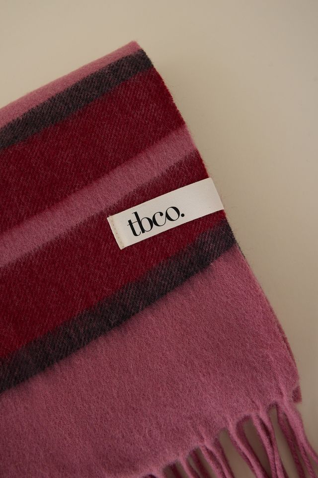 TBCo Lambswool Oversized Stripe Scarf #1