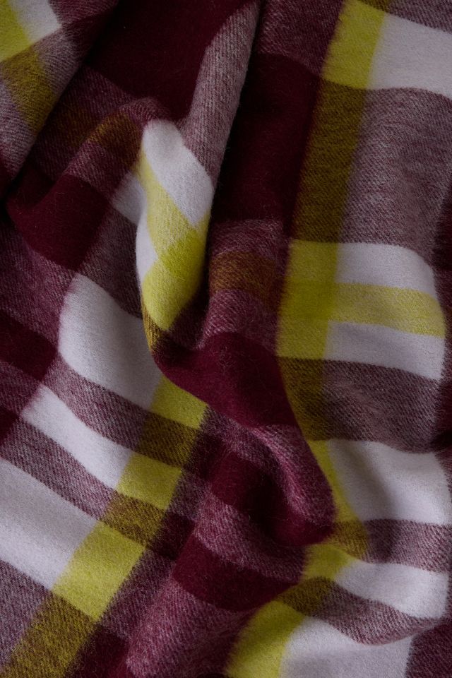 Écharpe surdimensionnée en tartan en laine d'agneau TBCo #2