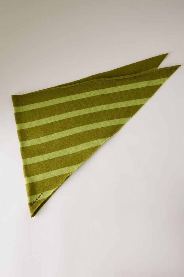 Bufanda Triangular de Rayas 100% Lana TBCo #3