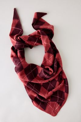 Écharpe triangulaire en laine 100% TBCo