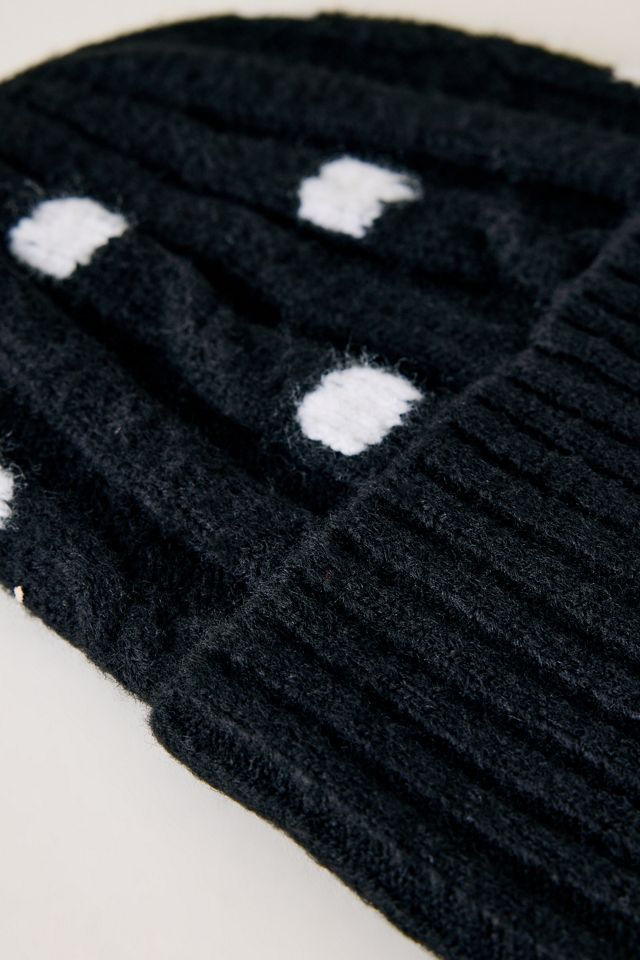 By Anthropologie Polka Dot Cable Beanie #1