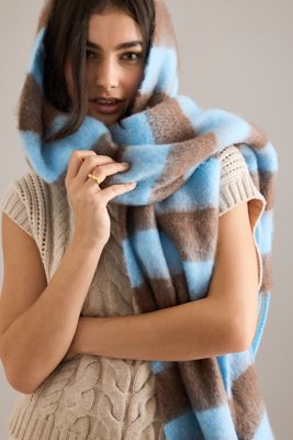 Oversized Stripe Scarf
