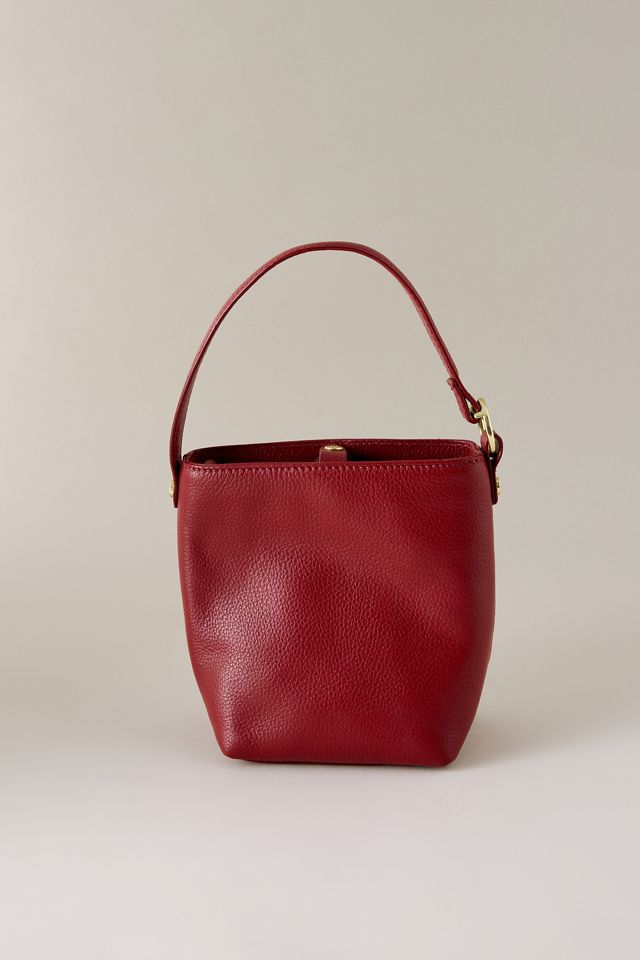 Barbour Cedar Mini Leather Bucket Bag #3