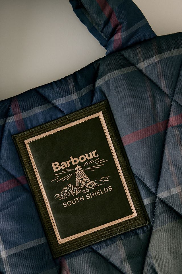 Barbour Tartan Arlene Mini Quilted Tote Bag #1