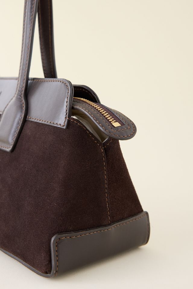 Flattered Greta Suede & Leather Shoulder Bag #6