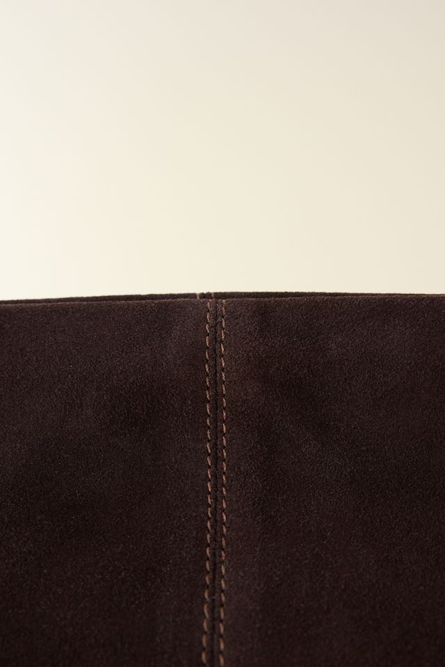 Flattered Clay Wildleder Clutch Tasche #3