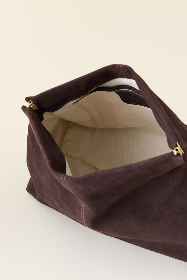 Flattered Clay Wildleder Clutch Tasche #4